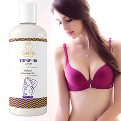 Top Up 36 BREAST Oil for FIRMING AND LIFTING CREAM TO IMPROVE ELASTICITY AND INCREASE TIGHTNESS Organic Lotion 100 ml