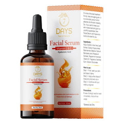 7 Days Vitamin C Serum With Hyaluronic Acid, Face Pigmentation And Oily Skin, Fairness Brightening (30 ml)