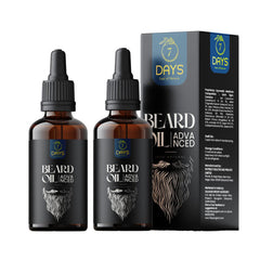 100% Result Beard Growth Oil for strong and healthy beard growth Hair Oil (Pack of 2)