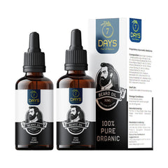 Beard oil for men, Beard stronger powerful beard long shiner softener oil (Pack of 2)