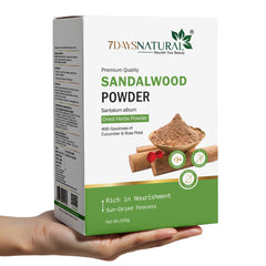 7 Days Organic Sandalwood Face Pack Powder- 200 gm