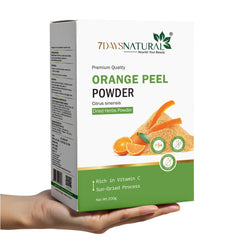 7 Days Orange Peel Face Powder Face Pack for Remove Scars, Marks, Dark Spots, Pimples (200-g)