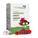 7 DAYS Hibiscus Flower Powder for Face Pack & Hair Mask | Pure & Natural Hibiscus Rosa Sinensis Powder For Skin & Hair Care - 200g