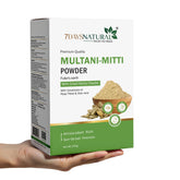 7Days Natural Multani Mitti (Fuller’s Earth) Powder with Rose Petal & Aloe Vera for Glowing & Clarified Skin(200 Gm)