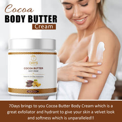 7 Days Naked & Rich Choco Body Butter Cocoa Butter,Deep Moisturizing Cream for Dry Skin (100 g)
