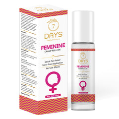 7 Days Feminine Cramp Relief Roll On for instant relief from period pain Gel Liquid (10 ml)