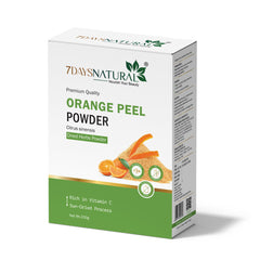 7 Days Orange Peel Face Powder Face Pack for Remove Scars, Marks, Dark Spots, Pimples (200-g)