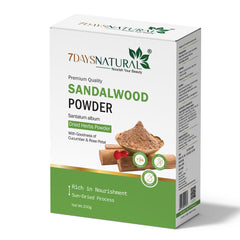 7 Days Organic Sandalwood Face Pack Powder- 200 gm