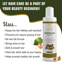 7 Days Moroccan Argan oil For Hair