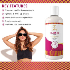 Blast 36 Lotion Breast Lotion / Breast Size increase cream for women/  breast size reducing Lotion (30 ml)
