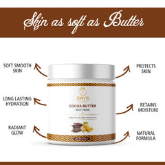 7 Days Naked & Rich Choco Body Butter Cocoa Butter,Deep Moisturizing Cream for Dry Skin (100 g)