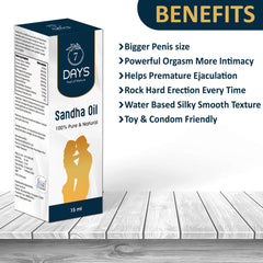 Sanda Massage Oil | The Power Massage Oil For Men | 7Days Organic