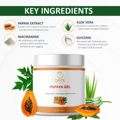 7 Days Premium Papaya Gel – For Glowing Skin, Reduce Pigmentation, Reduce Tanning (100 ml)
