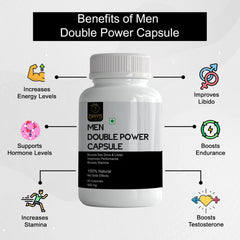 Double power male Arousal/ Men Double Power Stamina Booster Capsules