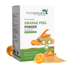 7 Days Orange Peel Face Powder Face Pack for Remove Scars, Marks, Dark Spots, Pimples (200-g)