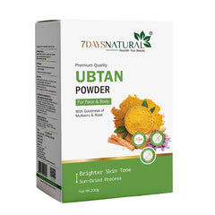 7 Days Ubtan Face Pack Powder – Face & Body Scrub For Removing Skin Tan, Glowing, Shinier & Radiant Skin- 200 gm