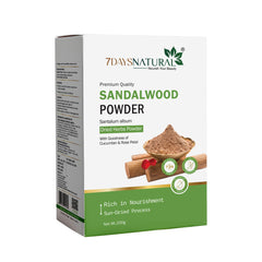 7 Days Organic Sandalwood Face Pack Powder- 200 gm