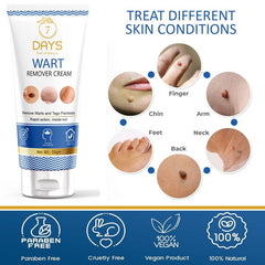 Wart removal Cream | Wart and Skin Tags Removal Herbal | 7Days Organic