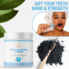Ctivated Charcoal Teeth Whitening Powder for Fresh Breath, Removing Yellow Stains and Whiten Teeth (50 g)