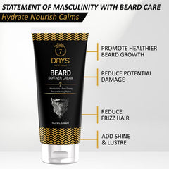 7 Days Beard Straightening & Softening Cream (100gm)