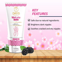 Niplyte blackness whitening treatment cream for Women