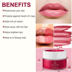 7 Days beetroot lip balm for dark lips & pink soft lip (15g)