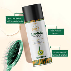 Hand Made Adivasi Herbal Premium quality hair oil Regrowth Hair Oil (100 ml)