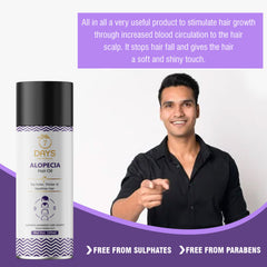 Alopecia Hair oil with Ginger, Onion, Shikakai for Hair Gowth Stop Hair Fall Hair Oil (100 ml)