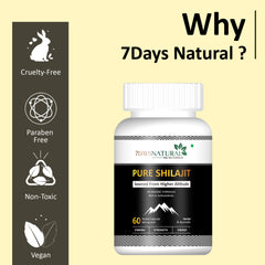 Ayurvedic Himalayan Shilajit 60 Capsule and Horse Power oil combo