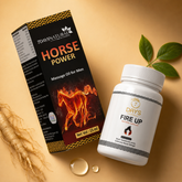 Horse Power Massage Oil & Fire Up Capsules for Men | 7DaysNatural