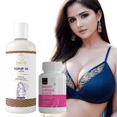 Topup 36 capsule oil for breast increase size for women