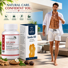 Size Grow Men Capsule & Sanda Oil Combo | 7DaysNatural