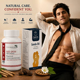 7DAYS Men's Vitality Combo – Herbal Massage Oil & Herbal Capsules | Pack of 2 | Ayurvedic Formula