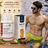7DAYS Sanda Massage Oil with Size growth Capsules for Men | Ayurvedic Wellness Combo | Daily Herbal Support
