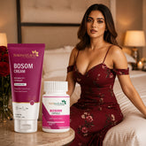 BOSOM Capsule + Bosom Cream for increase breast size naturally breast cream