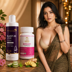 Women Breast Oil and Capsule | Firming & Lifting | Breast Size Growth Naturally | Create Perfect Breast Shape Organic Niplyte oil