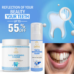 7Days Teeth Whitening Powder & Foam | Enamel Safe & Effective