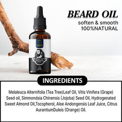 Beard oil for men, Beard stronger powerful beard long shiner softener oil (Pack of 2)