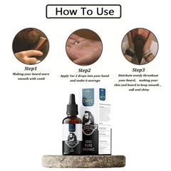 Beard oil for men, Beard stronger powerful beard long shiner softener oil (Pack of 2)