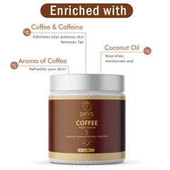 7Days Coffee Body Scrub for Exfoliation, Tan Removal & Soft-Smooth Skin – 100% Natural Scrub