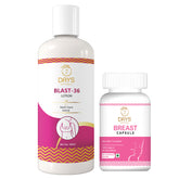 Women Breast Oil and Capsule | Firming & Lifting | Breast Size Growth Naturally | Create Perfect Breast Shape Organic Niplyte oil