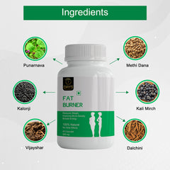 Ayurvedic Fat Burner and Weight Loss capsules for men and women (60 Capsules)