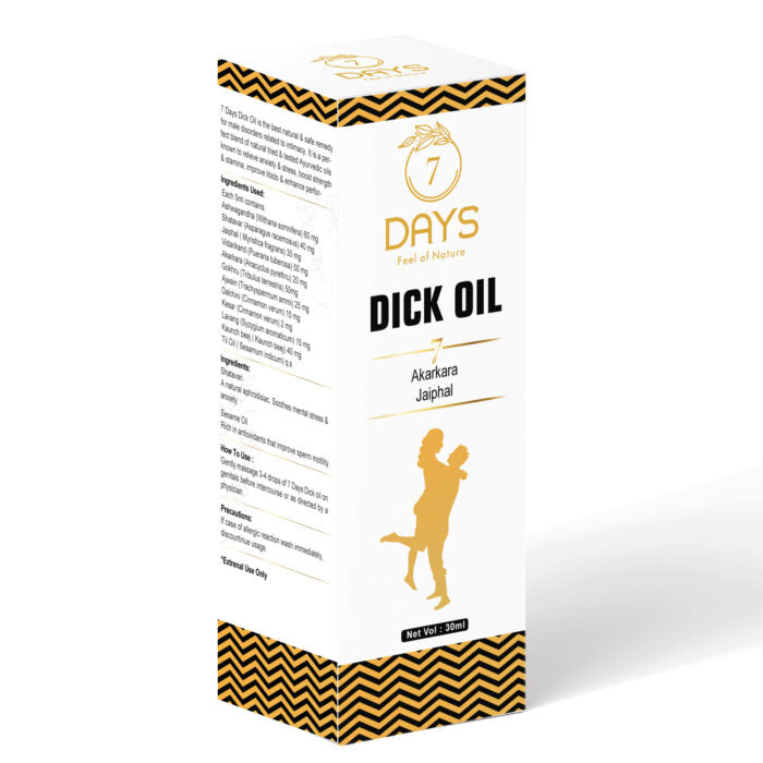 7 Days ayurvedic men massage dick Oil MEN PERFORAMNCE MASSAGE OIL Men (15 ml)