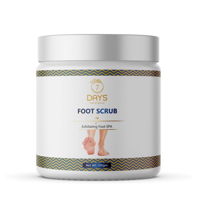 7 Days foot scrub for cracked heels Remove dead skin