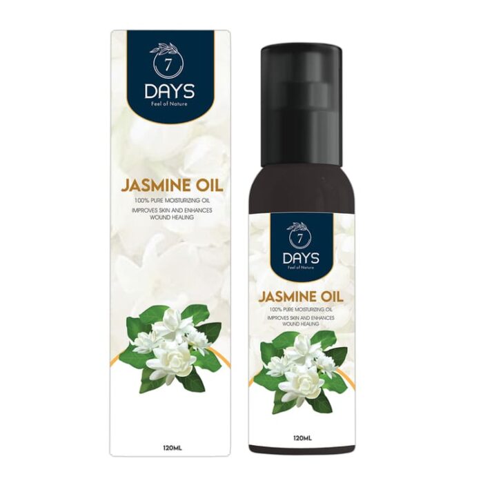 7Days 100% Pure & Natural Jasmine Oil For Softer Hair & Skin Nourishment 120ML (For Men & Women) Hair Oil