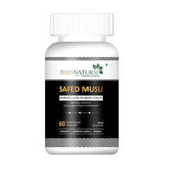 Safed Musli Extract Capsule for Strength, Immunity & Stamina 800mg- 60 Capsule