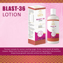 7 Days BLAST 36 Organic Women Breast Cream For Plumping | Firming & Lifting | Tightness | Breast Size Growth Naturally | Create Perfect Breast Shape Organic Nipple Cream