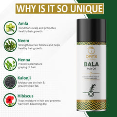 7 Days Bala Hair ReGrowth oil Bala Lgao Baal Ugaoo Hair Oil (100 ml)