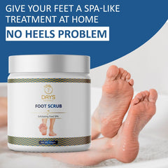 7 Days foot scrub for cracked heels Remove dead skin