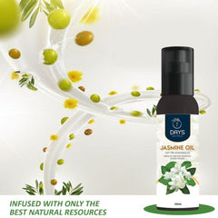 7Days 100% Pure & Natural Jasmine Oil For Softer Hair & Skin Nourishment 120ML (For Men & Women) Hair Oil